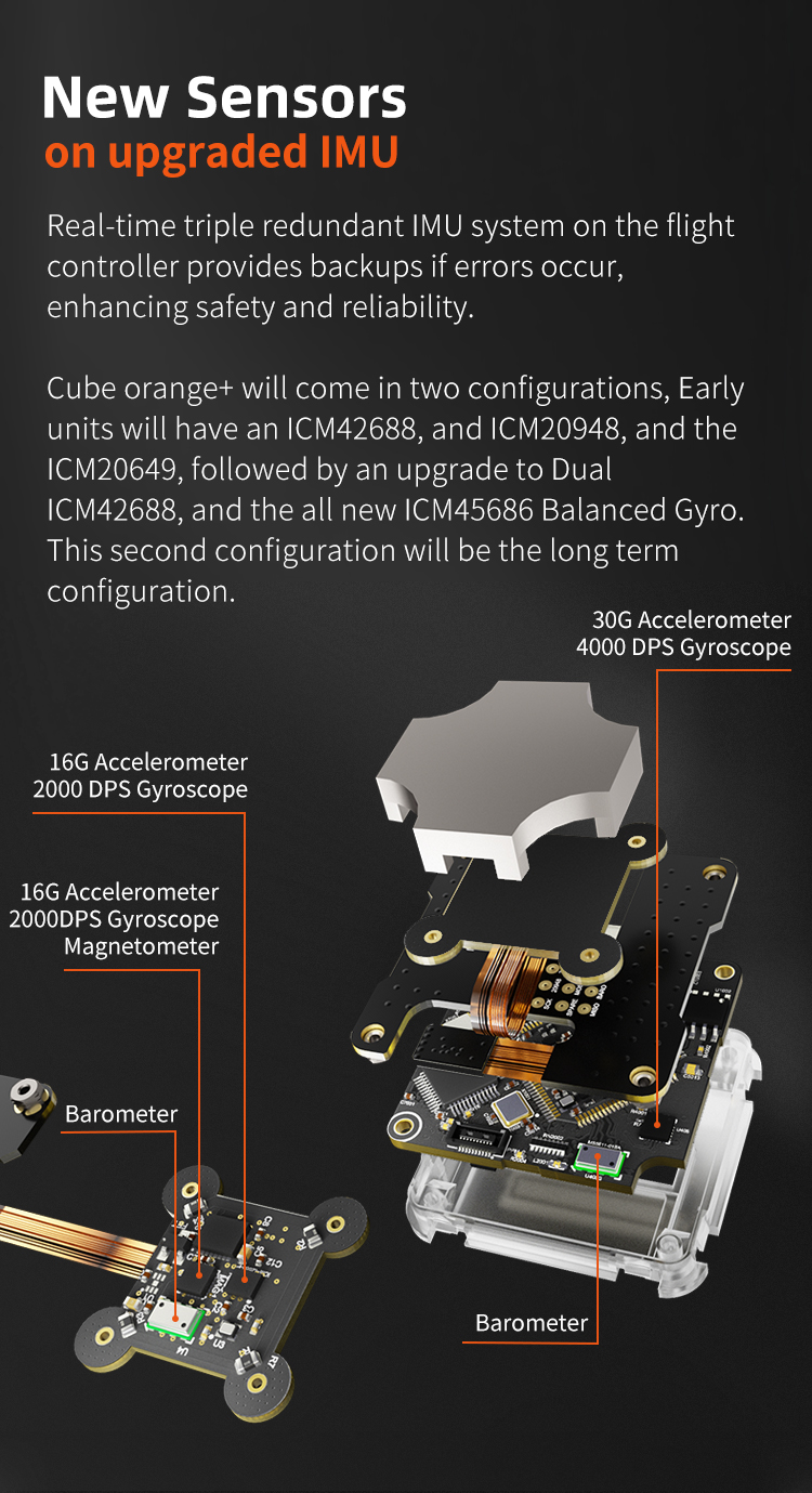 The Cube Orange+ Standard Set (IMU V8) – UAVGarage